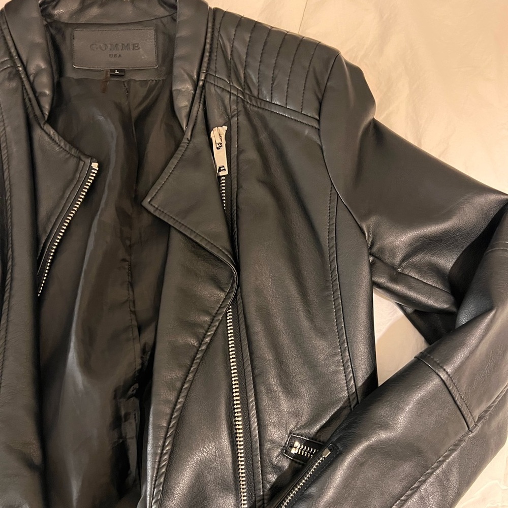 COMME USA Leather Jacket